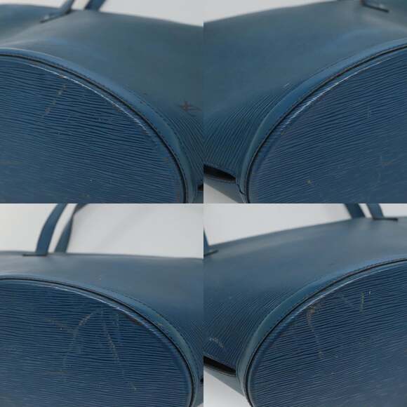 LOUIS VUITTON Epi Saint Jacques Shopping Shoulder Bag Blue M52275 - Picture 10 of 12